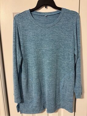 Unk Light Blue Crewneck Sweater Tunic